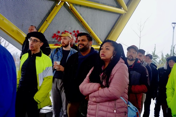 Councilor Avalos at Day of Remembrance Event for Road Traffic Victims