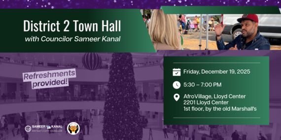 Town Hall with Councilor Kanal at Lloyd Center