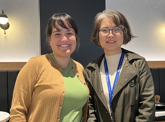 Picture of Councilor Koyama Lane and Dr. Ting Lu standing next to each other and smiling