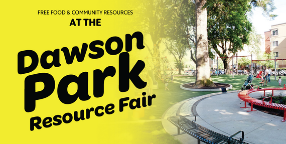 Dawson Park resource fair graphic