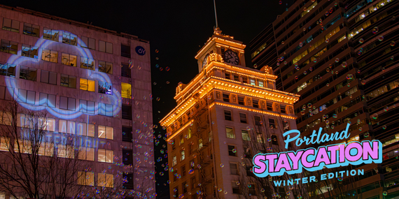Portland Staycation graphic for Winter 2026