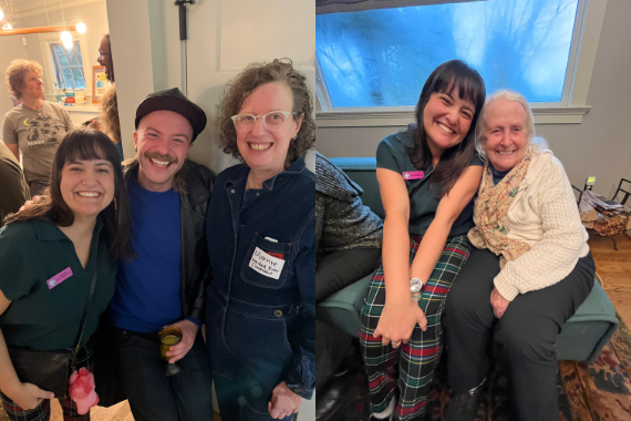 Councilor Koyama Lane with members of the Braided River Campaign