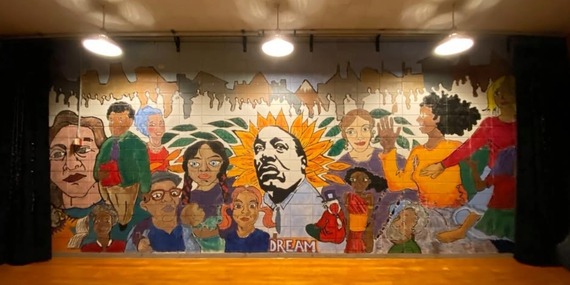 Martin Luther King Jr. mural - MLK Day hours at recreation and community centers