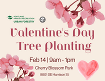 PPR - Flyer for Valentine's Day tree planting event