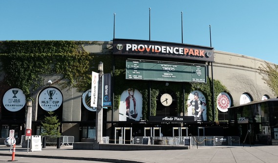 Providence Park where the Timbers and Thorns play professisonal soccer