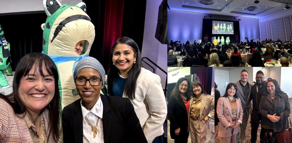 collage of four images from MLK Jr. Brunch hosted by The Urban League of Portland