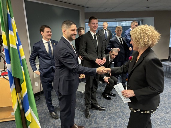 Police Hiring Ceremony