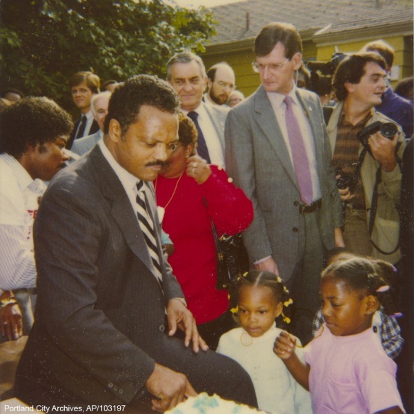 Jesse Jackson in Portland