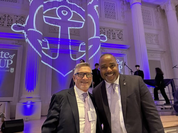 Councilor Dan Ryan and University of Portland President Dr. Robert D. Kelly