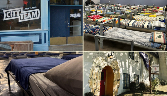 Emergency overnight shelters run by Portland Solutions