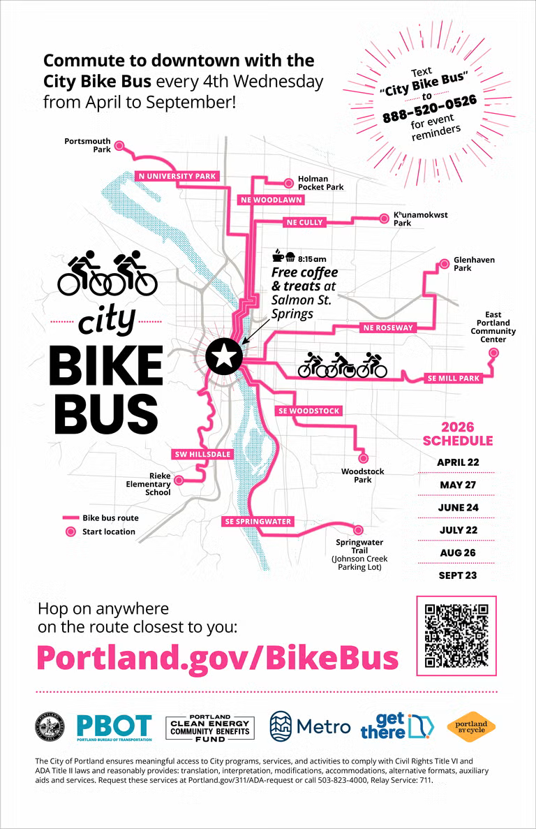 Earth Day Bike Bus 2026