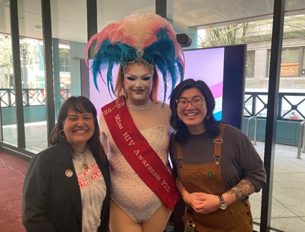Councilor Koyama Lane at Transgender Day of Visibility