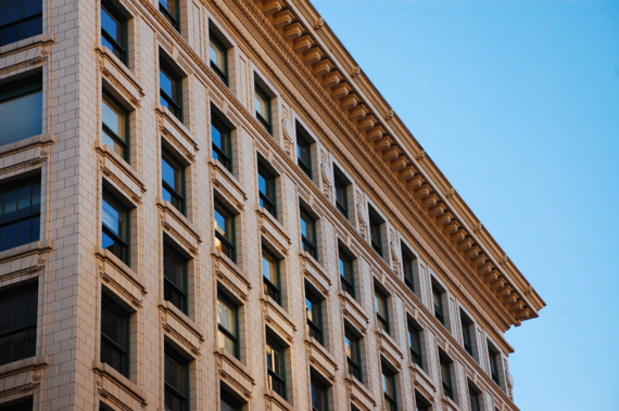 Old brick office building