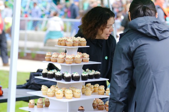 Cupcakes on a stand 