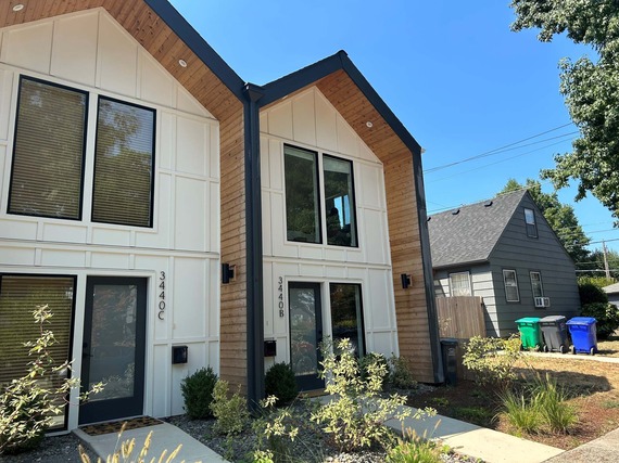 two side-by-side homes