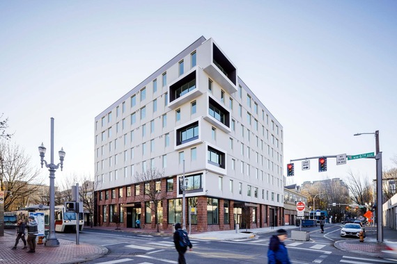 New housing building at Northwest Sixth and Flanders