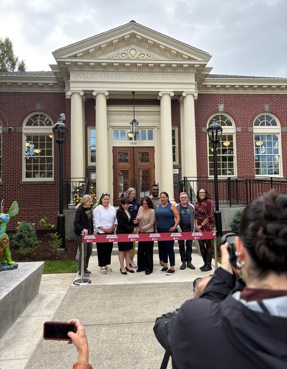The reopening of the St. Johns Library