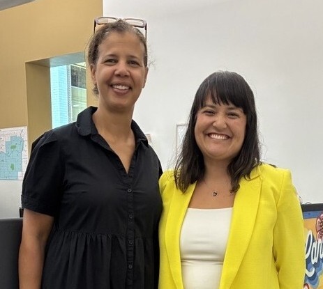 Chief Equity Officer Latricia Tillman and Councilor Tiffany Koyama Lane