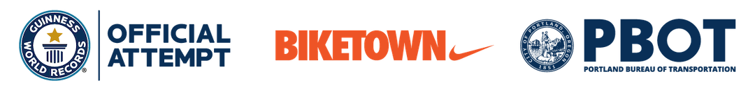 PBOT BIKETOWN GUINNESS WORLD RECORDS logos