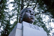 ARTS - Bust of York, an enslaved member and fourth explorer of the Lewis & Clark Expedition in 1803. Mick Hangland-Skill / PP&R