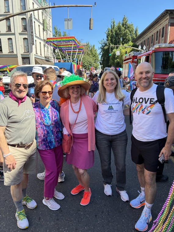 Councilor Ryan and other electeds at Pride Parade 2026