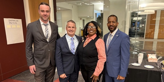 Four people smile at the camera - candidates for director of OCPA
