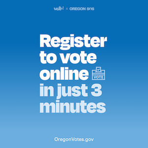 Register to vote in less than 3 minutes. 