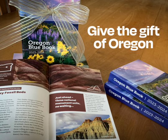 Give the gift of Oregon with the Oregon Blue Book!