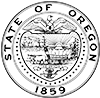 Black State Seal Transparent background