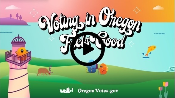 voting in Oregon feels good video