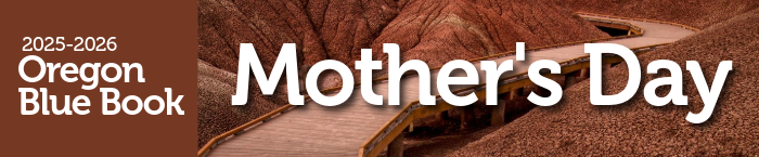 Buy a 2025-2026 Oregon Blue Book for Mothers Day header