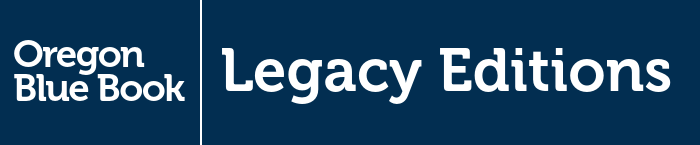 Oregon Blue Book Legacy Editions are here