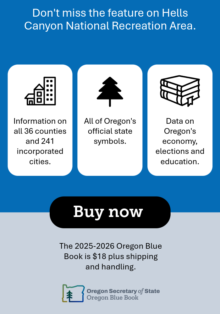 Buy an Oregon Blue Book today