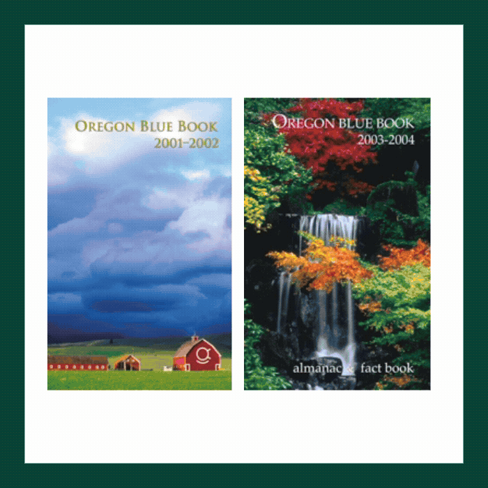 Legacy Oregon Blue Books are ready to ship!