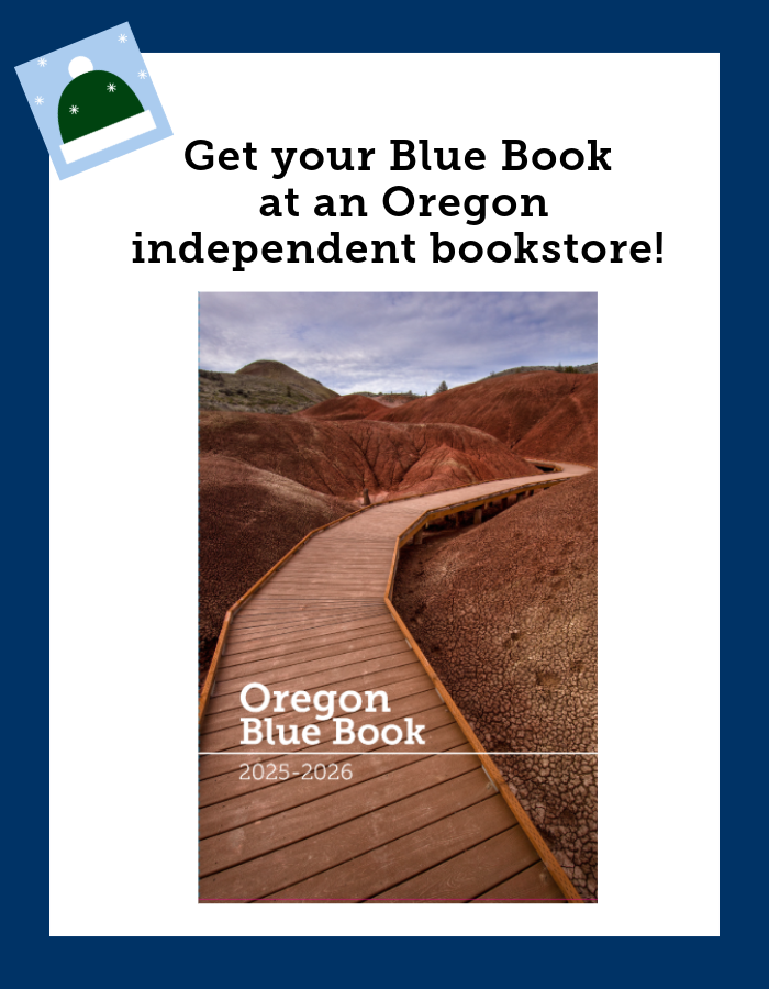 Find a Blue Book at an Oregon independent bookstore!
