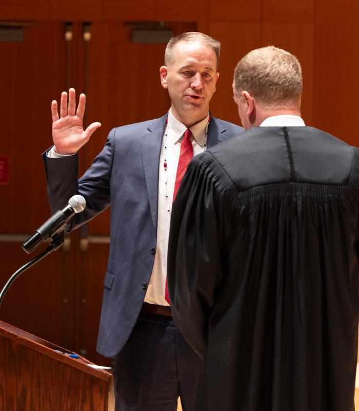 Secretary Read swearing in ceremony
