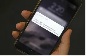 Text emergency alert