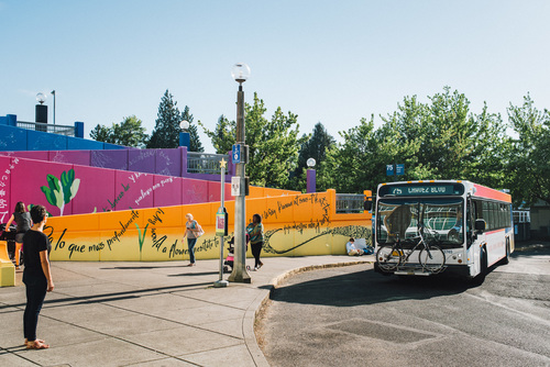 Hollywood Transit Center Mural