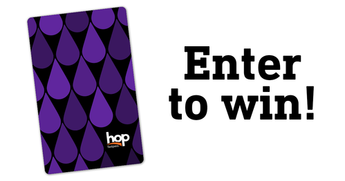 Purple Raindrops Hop Card Giveaway