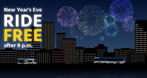 Free Rides on New Year's Eve after 8 p.m.