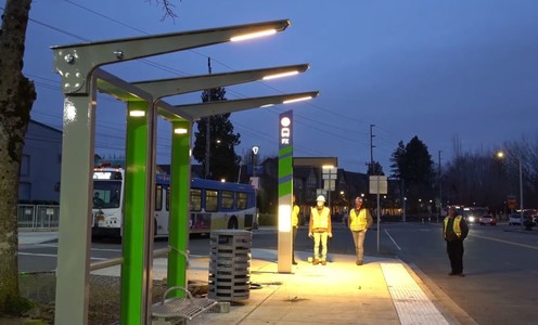 Division Transit Project DTP station lighting light electric