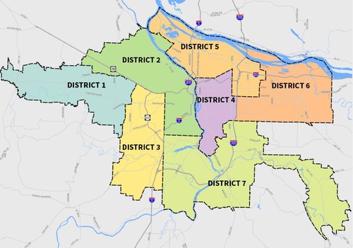 TriMet districts