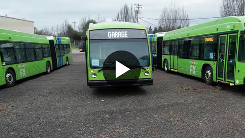 Articulated bus loop