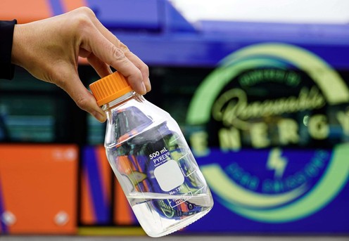 renewable diesel beaker R99