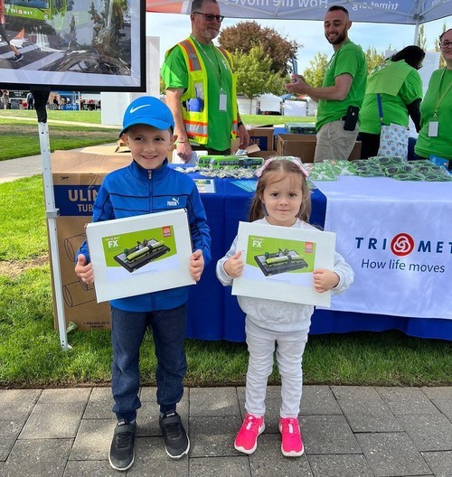 Riders with LEGO sets