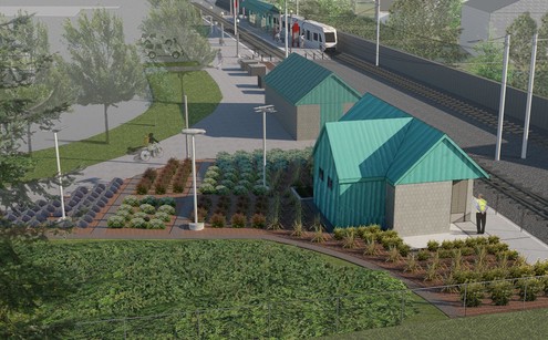 Fair Complex Better Red rendering operator break room MAX