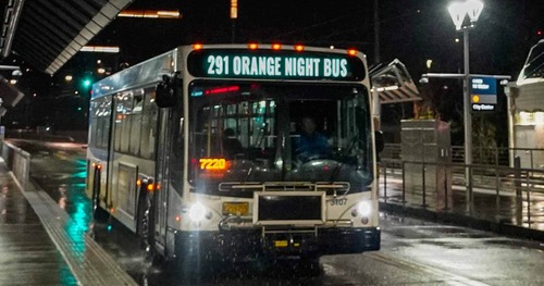 Orange Night Bus