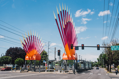 MAX Blue Line in Gresham