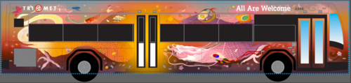 Bus wrap graphic