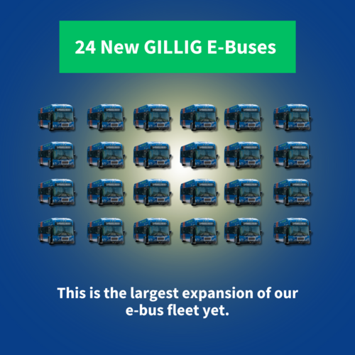 24 electric buses